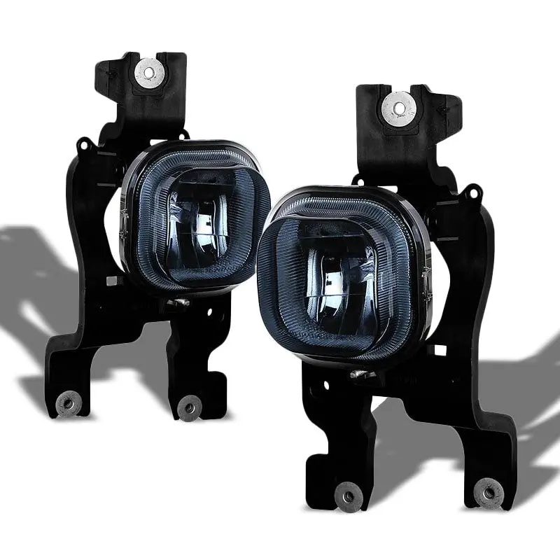 Smoke Lens Chrome Housing Fog Light/Lamp For 08-10 F-250/350/450/550 Superduty 1