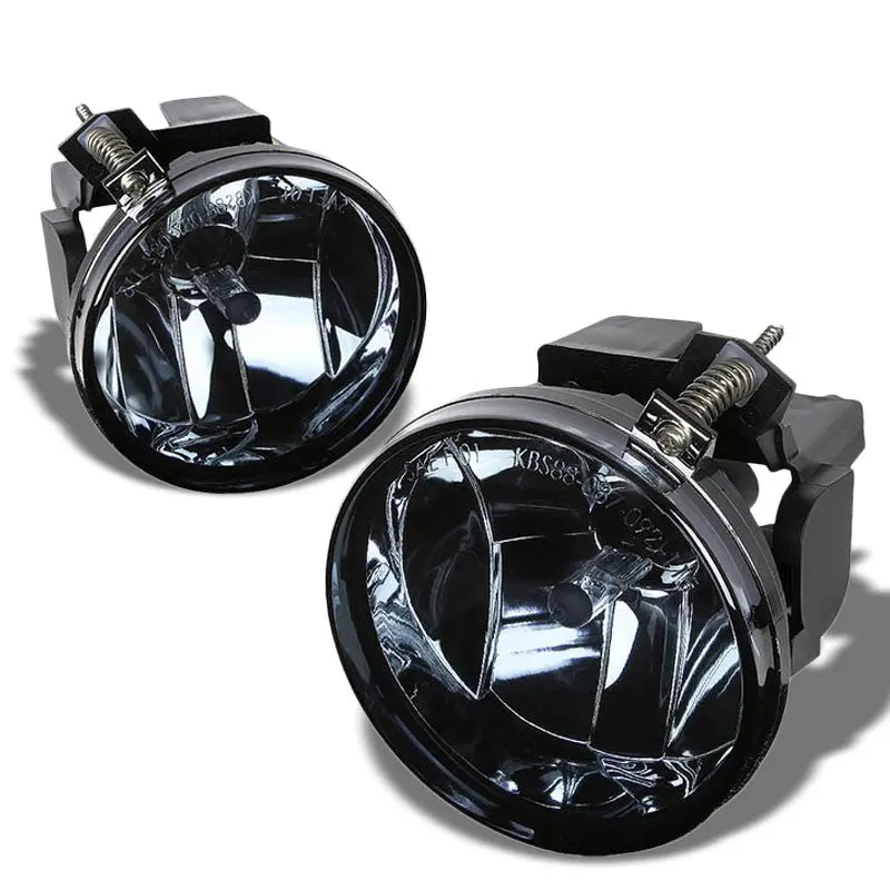 Smoke Lens Chrome Housing Bumper Fog Light/Lamp For Dodge 01-04 Dakota/Durango 1