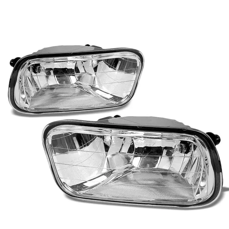 Clear Lens Chrome Housing Fog Light/Lamp Kit For Dodge 09-12 Ram 1500/2500/3500 1