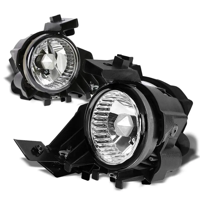 Clear Lens Chrome Housing Bumper Fog Light/Lamp Kit For Subaru 08-11 Impreza 1