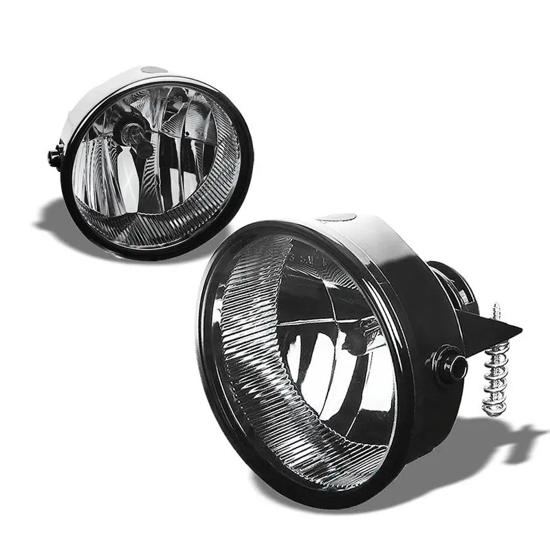 Clear Lens Chrome Housing Bumper Fog Light/Lamp Kit For Ford 11-14 F-150/Mark Lt 1