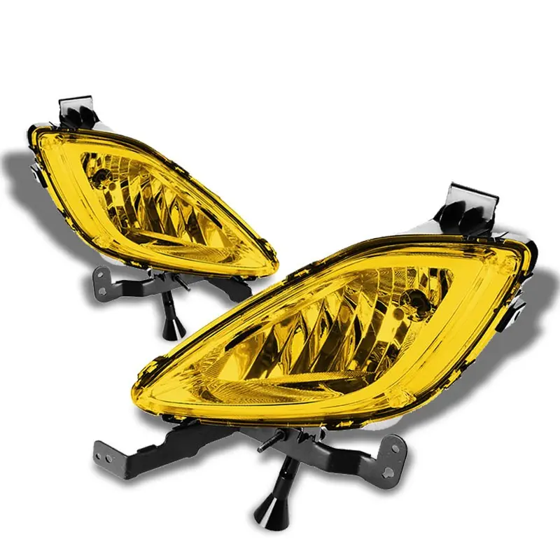 Yellow Amber Len Oe Bumper Fog Light Lamp Bezel For 11-13 Elantra 4Dr Md/Ud 1