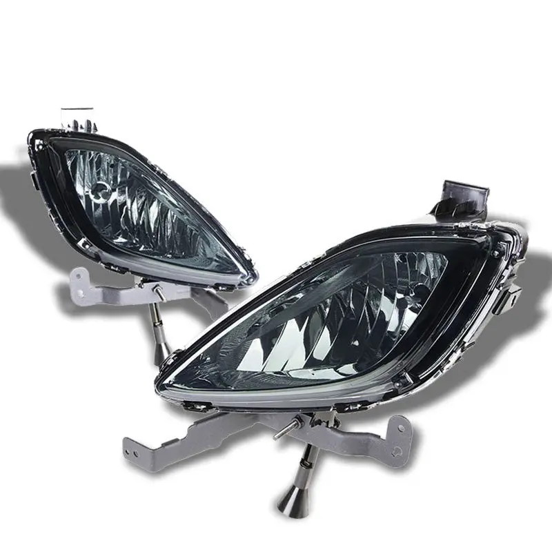 Smoke Lens Oe Front Bumper Fog Light Lamp Bezel For 11-13 Elantra 4Dr Md/Ud 1