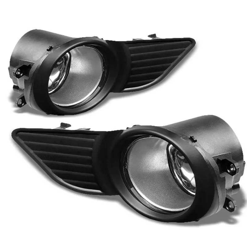 Clear Len Oe Front Bumper Fog Light Lamp Bezel For 11+ Sienna Xl30 1