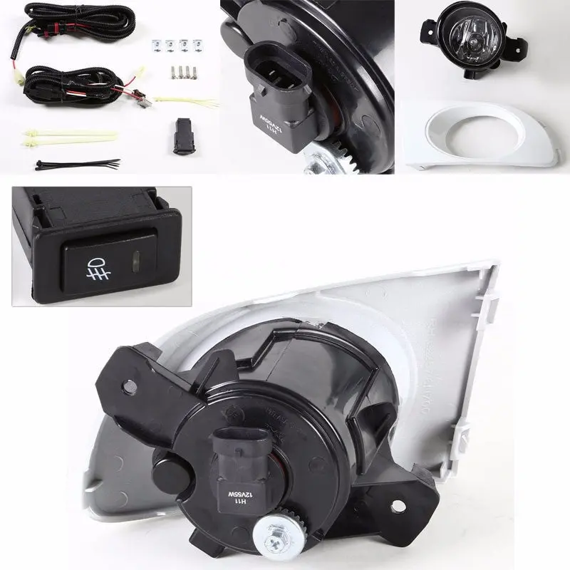 Clear Lens Direct Replace Fog Light/Lamp For Nissan 04-05 Aus Pulsar/Jdm Bluebird 2