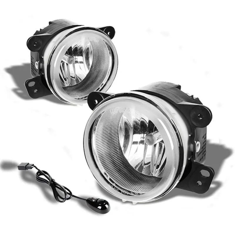 Clear Lens Oe Front Bumper Fog Light Lamp +Switch For 05+ Chrysler/Dodge 1