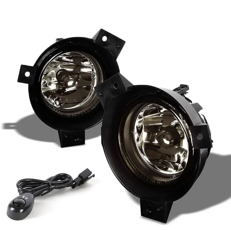 Smoke Lens Chrome Housing Front Bumper Fog Light/Lamp For Ford 01-03 Ranger 1