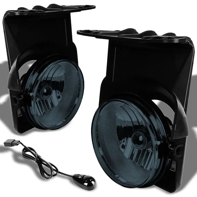 Smoke Lens Oe Bumper Fog Light Lamp +Switch For 03-06 Sierra 1500 2500 3500 1