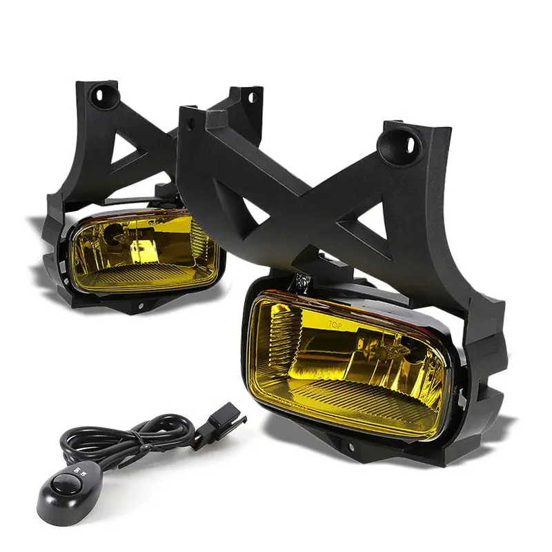 Amber Lens Chrome Housing Front Bumper Fog Light/Lamp For Ford 01-04 Escape 1