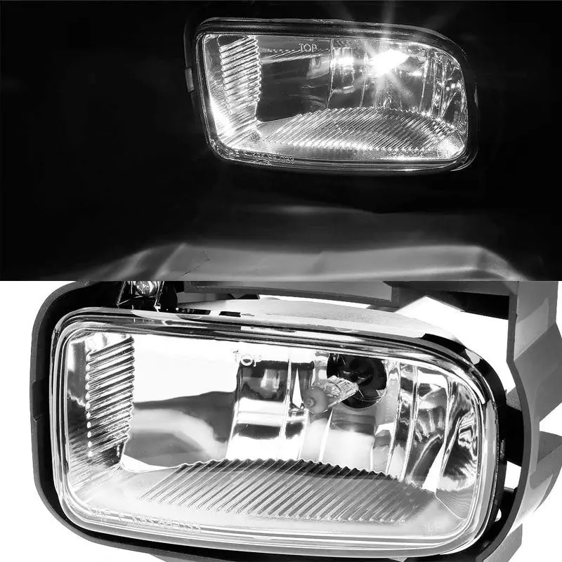 Clear Lens Chrome Housing Front Bumper Fog Light/Lamp For Ford 01-04 Escape 2