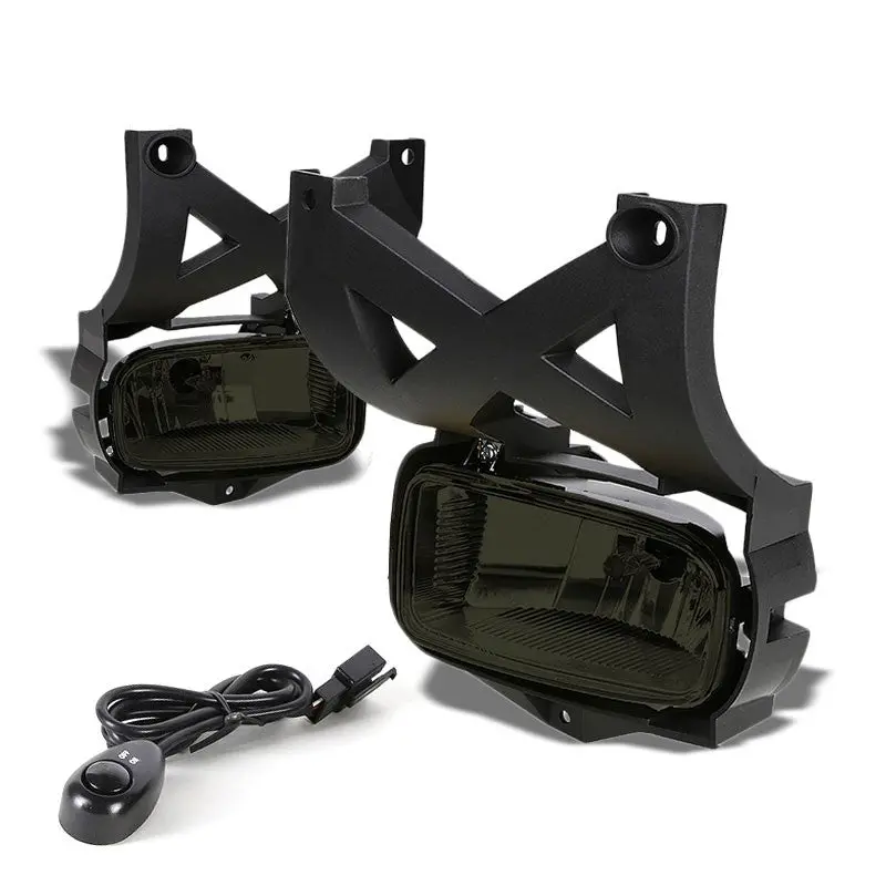 Smoke Lens Chrome Housing Front Bumper Fog Light/Lamp For Ford 01-04 Escape 1