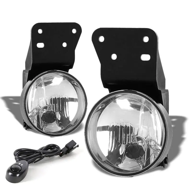 Clear Lens Chrome Housing Front Bumper Fog Light/Lamp For Pontiac 99-05 Grand Am 1