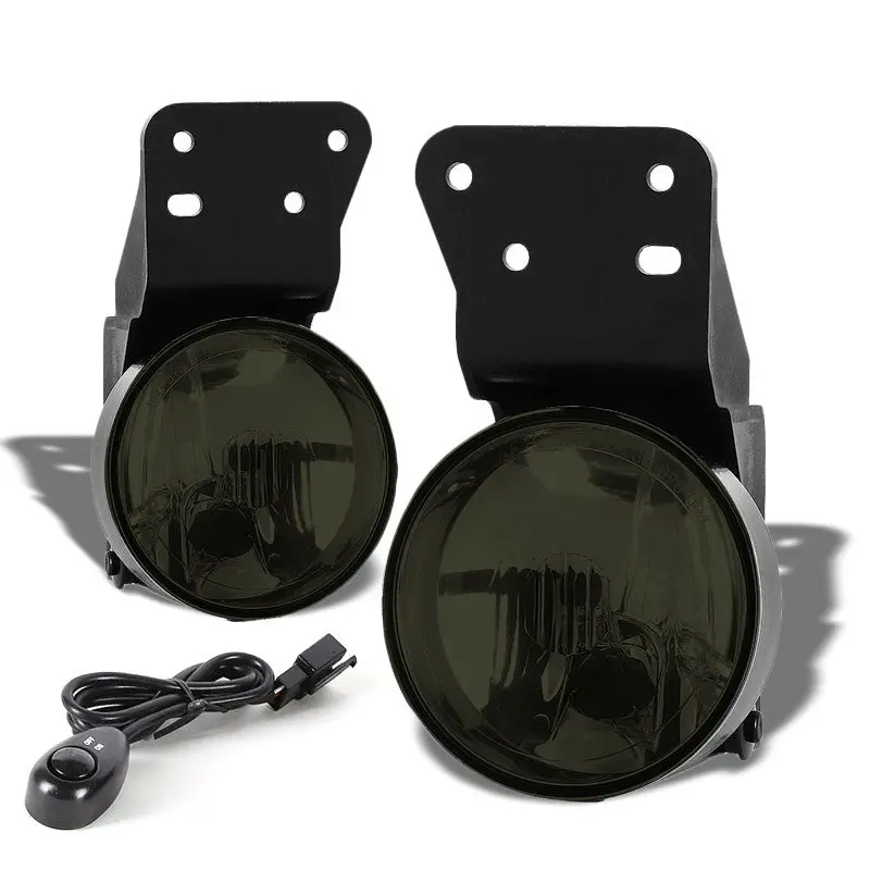 Smoke Lens Chrome Housing Front Bumper Fog Light/Lamp For Pontiac 99-05 Grand Am 1