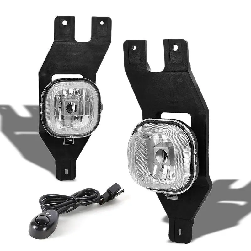 Clear Lens Chrome Housing Fog Light/Lamp For 99-04 F250/350/450/550 Superduty 1