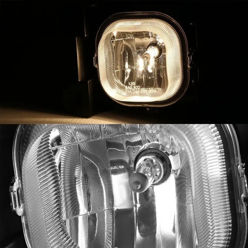Clear Lens Chrome Housing Front Bumper Fog Light/Lamp For Ford 04-05 Ranger 2