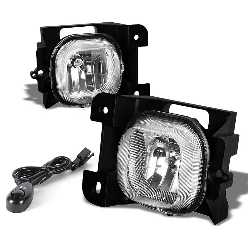Clear Lens Chrome Housing Front Bumper Fog Light/Lamp For Ford 04-05 Ranger 1