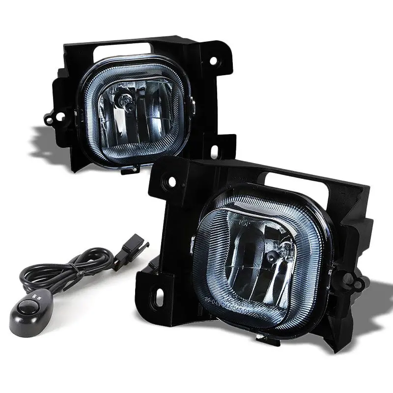 Smoke Lens Chrome Housing Front Bumper Fog Light/Lamp For Ford 04-05 Ranger 1