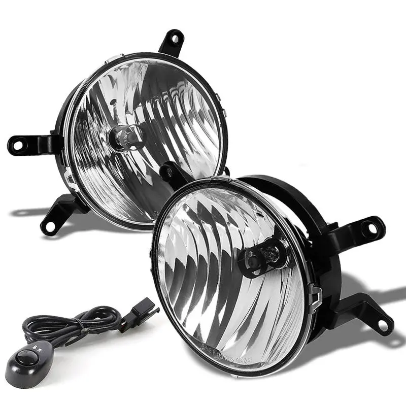 Clear Lens Chrome Housing Front Bumper Fog Light/Lamp For Ford 05-09 Mustang 1