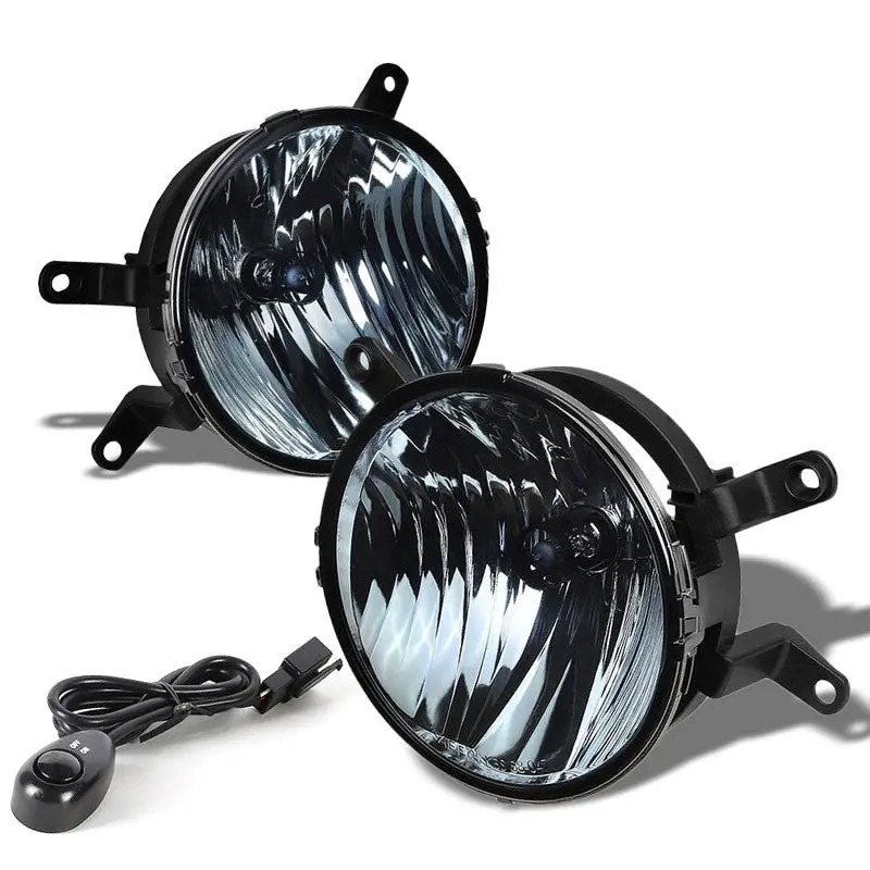 Smoke Lens Chrome Housing Front Bumper Fog Light/Lamp For Ford 05-09 Mustang 1
