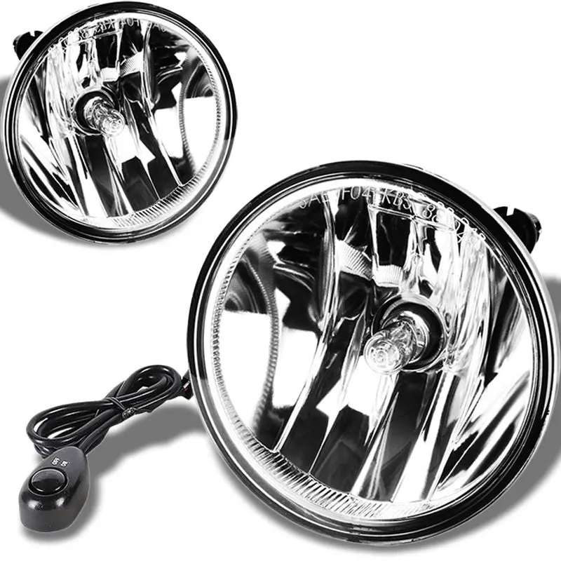 Clear Lens Oe Bumper Fog Light Lamp +Switch For 07+ Mustang/Escape/Explorer 1