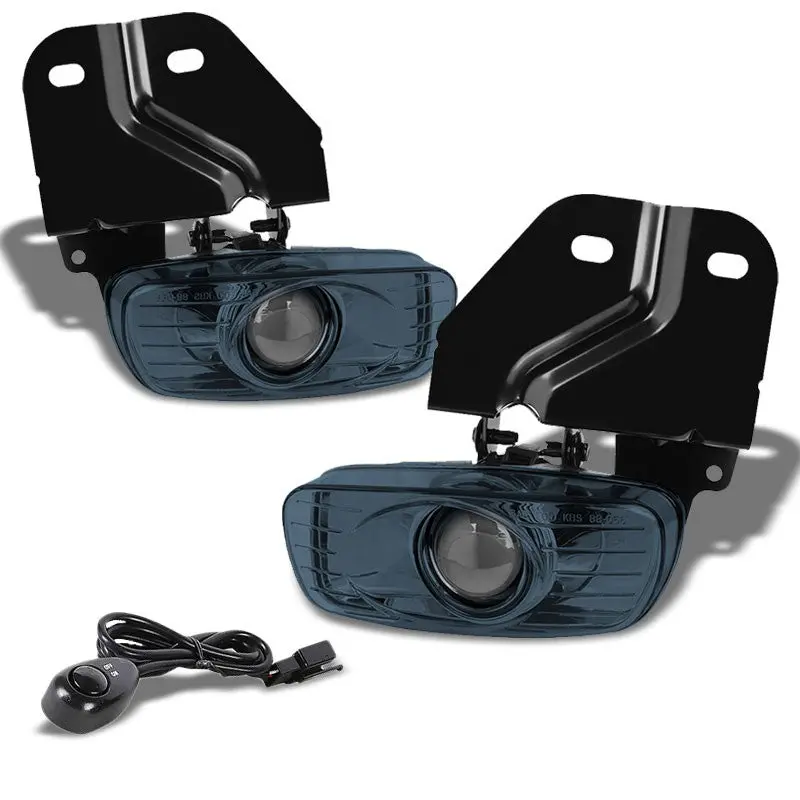 Smoke Lens Front Bumper Fog Light Lamp +Switch For 99-00 5.7L Escalade/Yukon 1