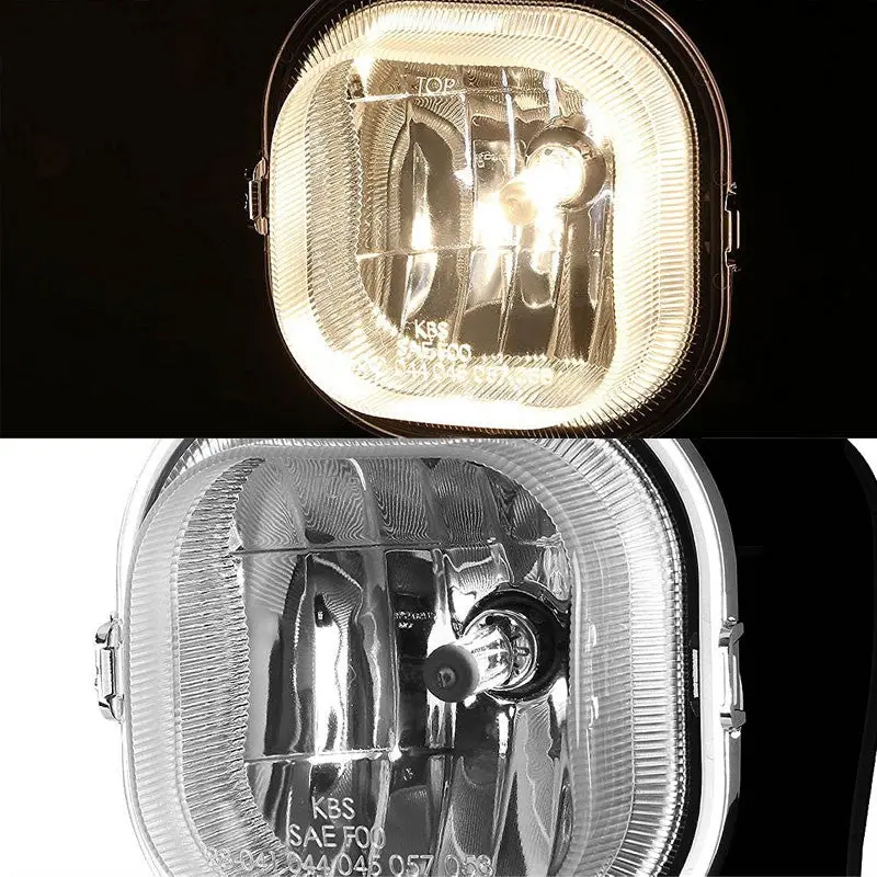 Clear Lens Chrome Housing Fog Light/Lamp For 08-10 F250/350/450/550 Superduty 2