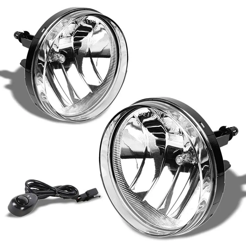 Clear Len Oe Front Bumper Fog Light Lamp +Switch For 07+ Sierra 15/25Hd/35Hd 1