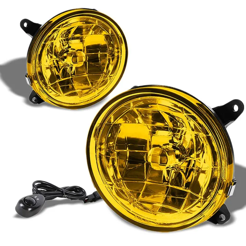 Amber Len Front Bumper Fog Light Lamp +Switch For 02-03 Impreza Wrx Gd/Gg Ej 1