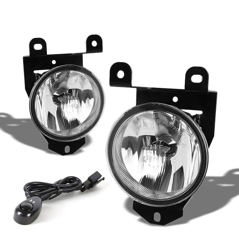 Clear Lens Chrome Housing Fog Light/Lamp For Gmc 01-06 Sierra 1500 Yukon/Xl 1500 1