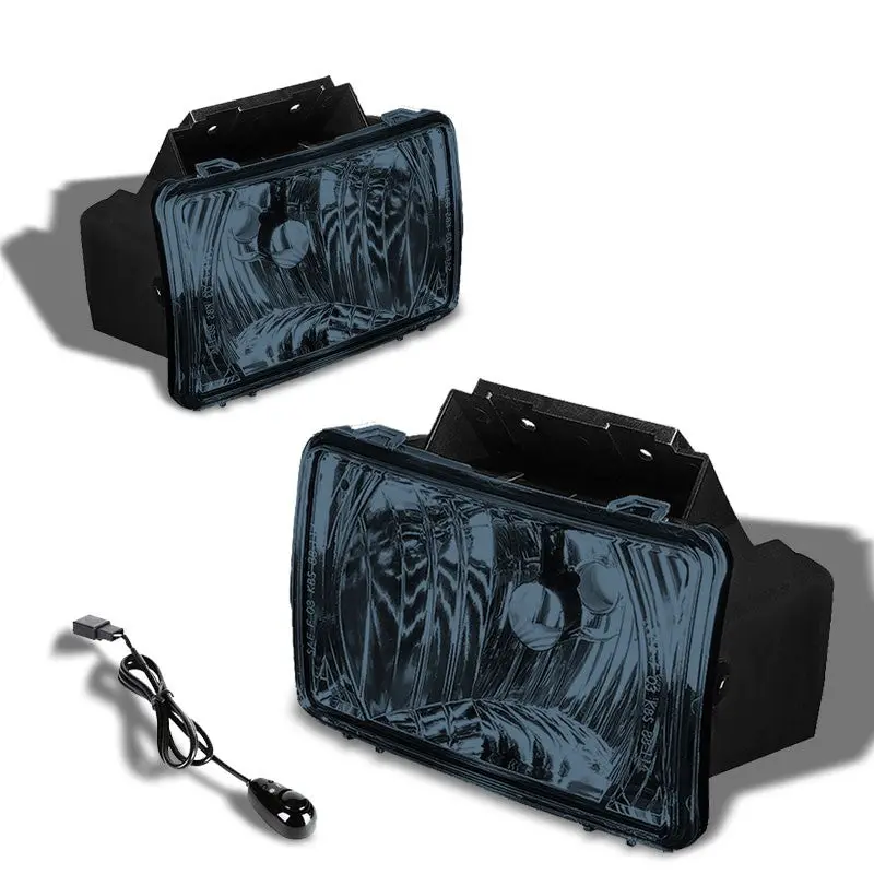 Smoke Lens Front Bumper Fog Light Lamp +Switch For 04-12 Colorado/Gmc Canyon 1