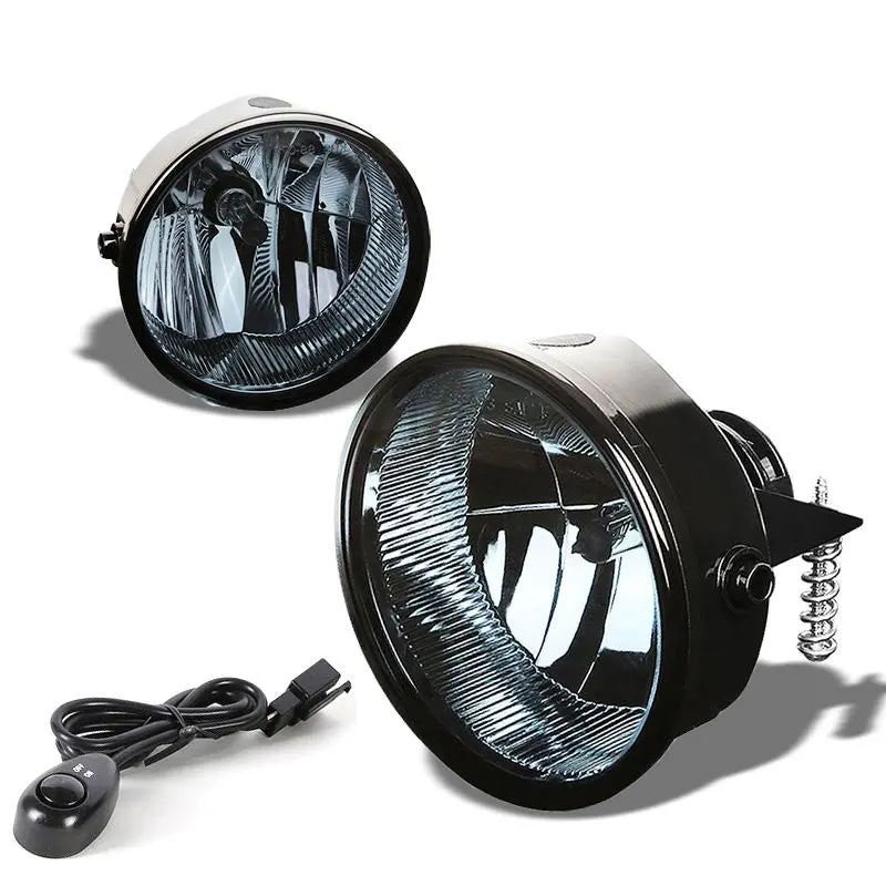 Smoke Lens Chrome Housing Front Fog Light/Lamp Kit For Ford 11-14 F150/Mark Lt 1