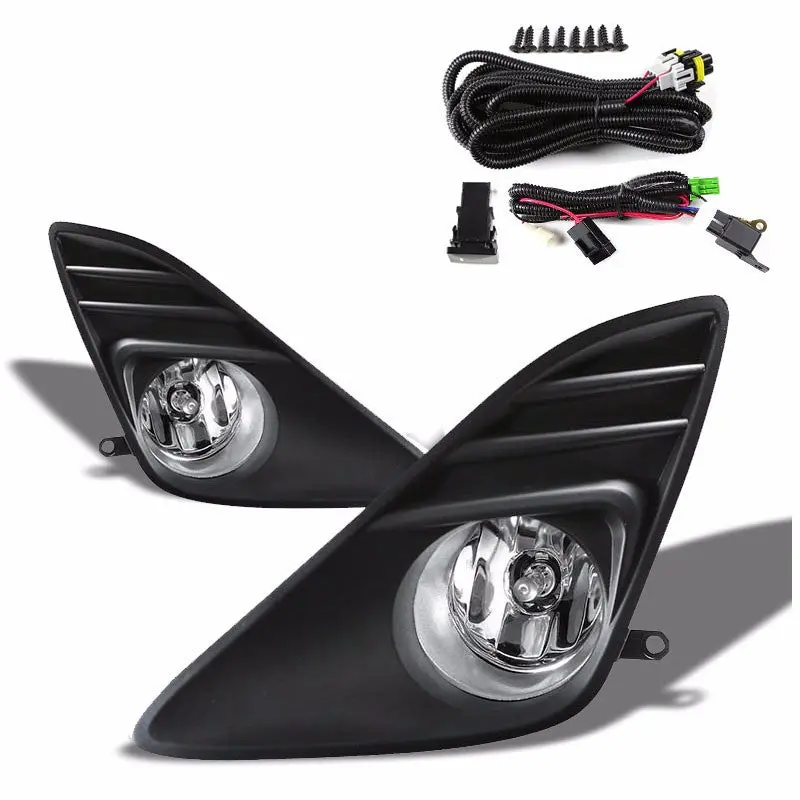 Clear Lens Housing Driving/Bumper Fog Light+Kit For Toyota 12-13 Camry Xv50 1