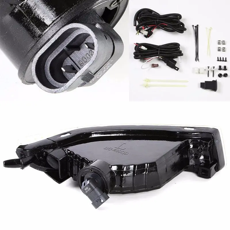 Chrome Housing Clear Lens Fog Light/Lamp For Toyota 01-04 Corolla Levin 2
