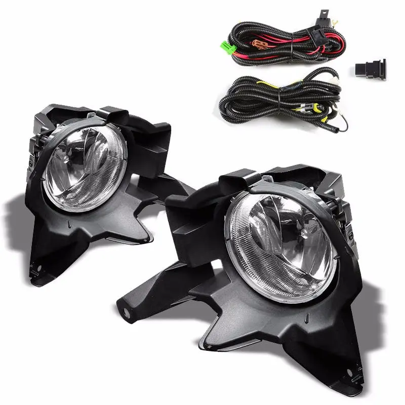 Clear Lens Housing Driving/Bumper Fog Light+Mounting For Toyota 13-14 Rav4 1