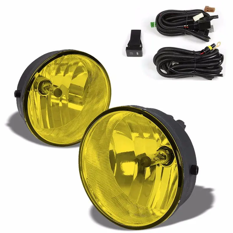 Amber Lens Housing Driving/Bumper Fog Light For Toyota 04-14 Solara Tacoma Dohc 1