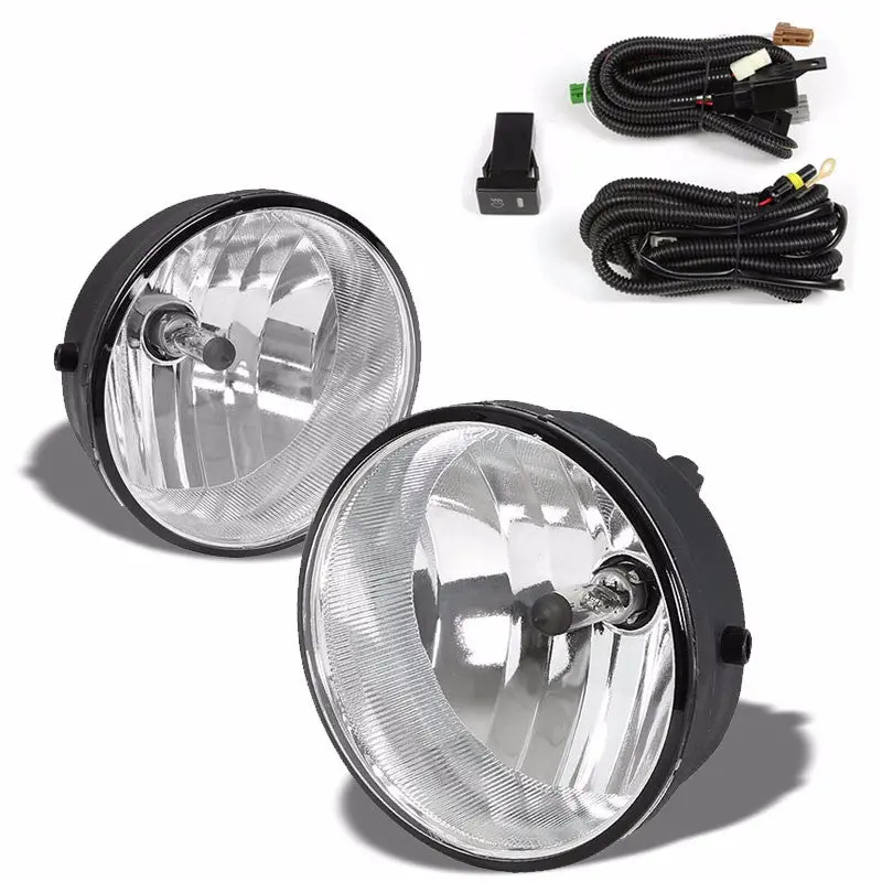 Clear Lens Housing Driving/Bumper Fog Light For Toyota 04-14 Solara Tacoma Dohc 1