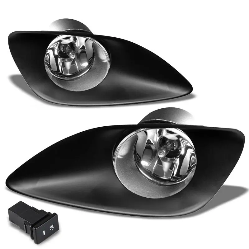 Clear Lens Housing Driving/Bumper Fog Light For Toyota 07-11 Yaris 1.5L Xp90 1