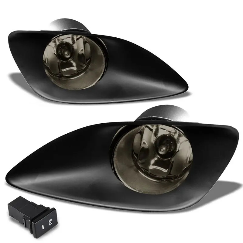 Smoke Lens Housing Driving/Bumper Fog Light For Toyota 07-11 Yaris/Vitz Xp90 1