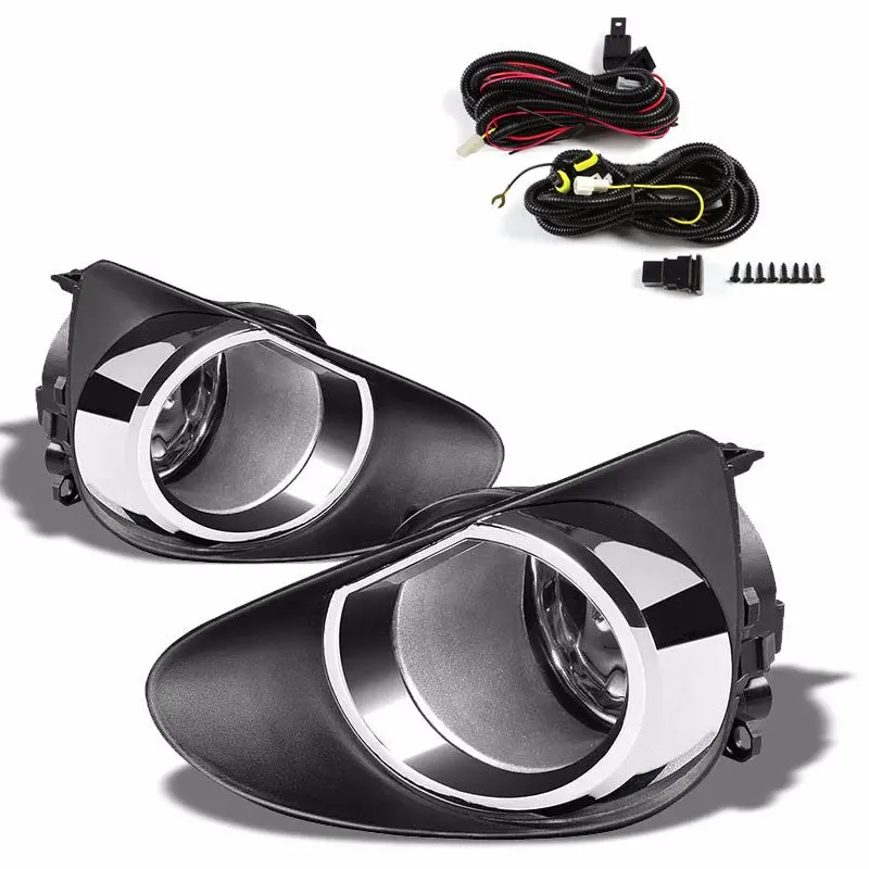 Clear Lens Housing Driving/Bumper Fog Light For Toyota 12-14 Yaris Xp130 Dohc 1