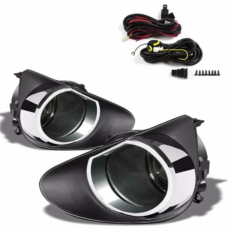 Smoke Lens Housing Driving/Bumper Fog Light For Toyota 12-14 Yaris Xp130 Dohc 1