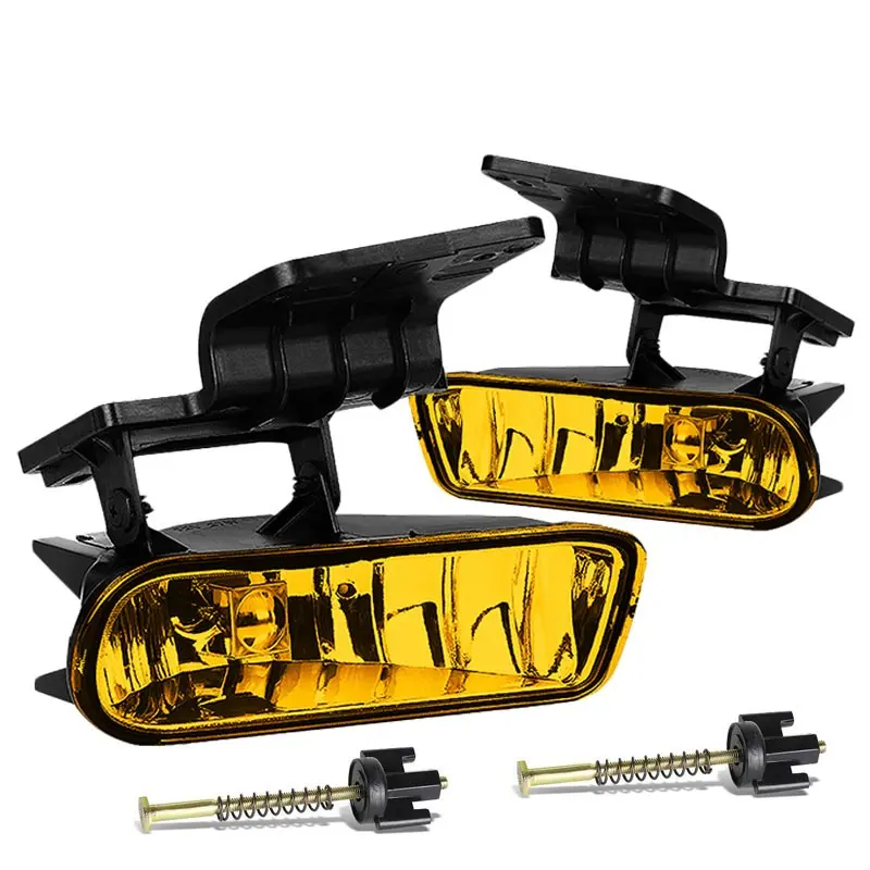 Yellow Amber Lens Oe Bumper Fog Light Lamp For 99+ Silverado/Suburban/Tahoe 1
