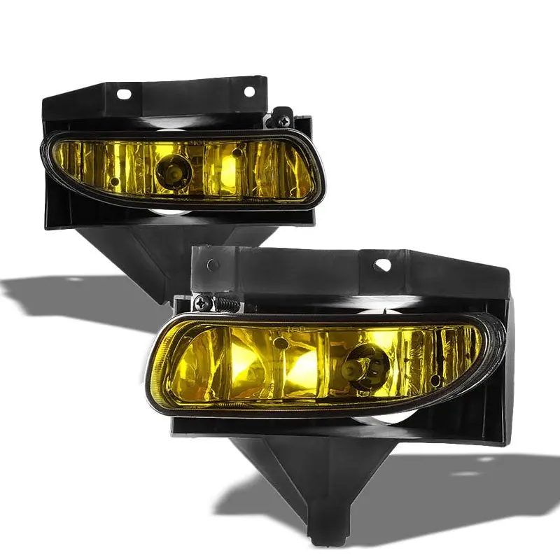 Amber Lens Chrome Housing Front Bumper Fog Light/Lamp Kit For Ford 99-04 Mustang 1