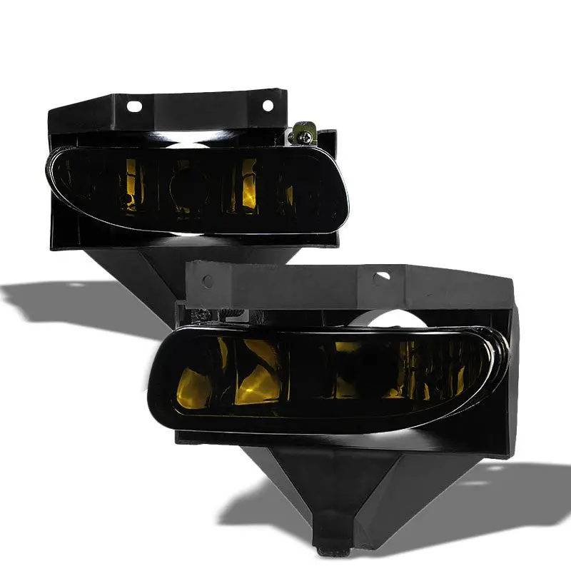 Black Lens Chrome Housing Front Bumper Fog Light/Lamp Kit For Ford 99-04 Mustang 1