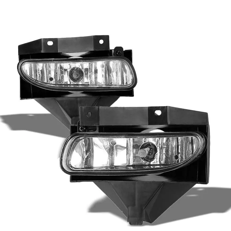 Clear Lens Chrome Housing Front Bumper Fog Light/Lamp Kit For Ford 99-04 Mustang 1