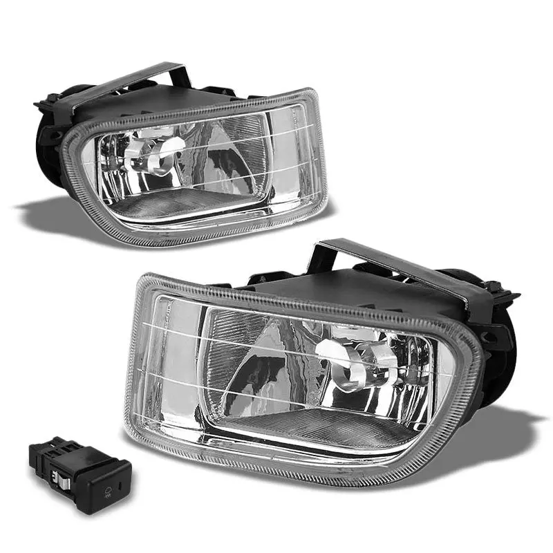 Clear Lens Chrome Housing Front Bumper Fog Light/Lamp For Honda 99-04 Odyssey 1