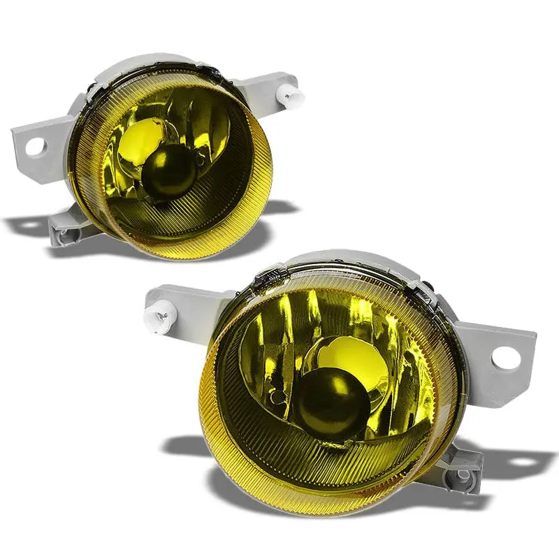 Amber Lens Chrome Housing Bumper Fog Light/Lamp For Honda 93-95 Civic Del Sol 1