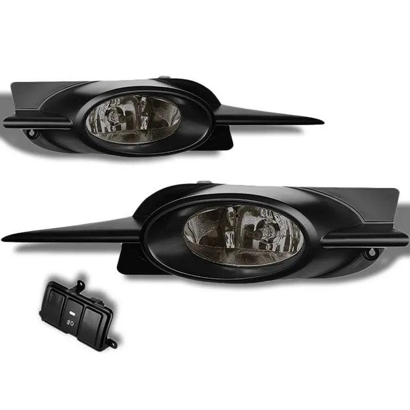 Smoke Len Oe Fog Light Lamp W/Bezel +Switch For 09-11 Civic 2Dr Coupe Fg1/2 1