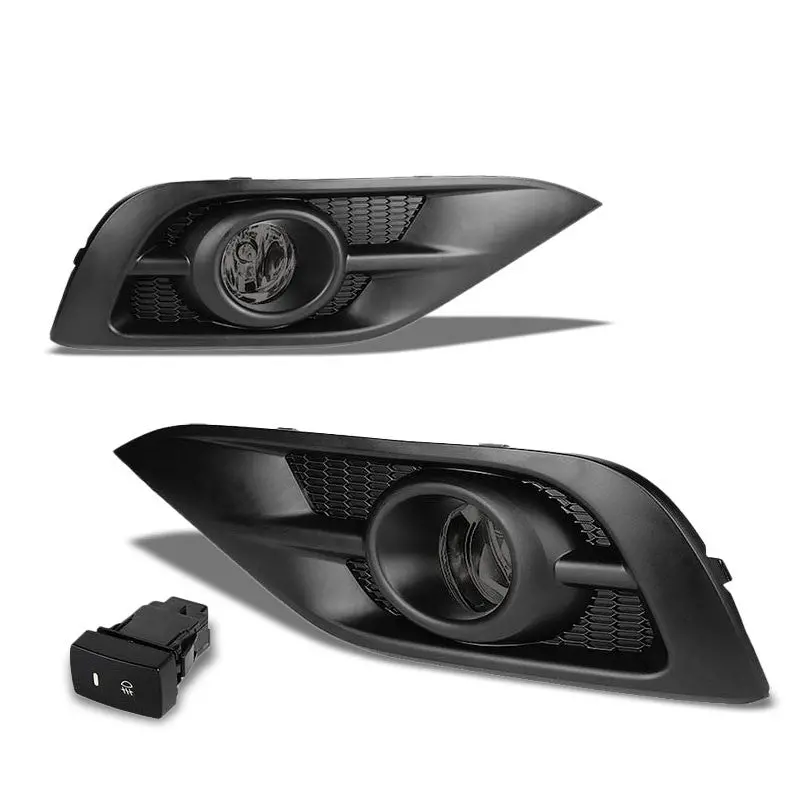 Smoke Lens Chrome Housing Front Bumper Fog Light/Lamp For Honda 12-14 Cr-V Crv 1