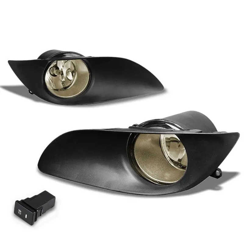 Smoke Lens Chrome Housing Front Bumper Fog Light/Lamp For Toyota 09-11 Yaris 1