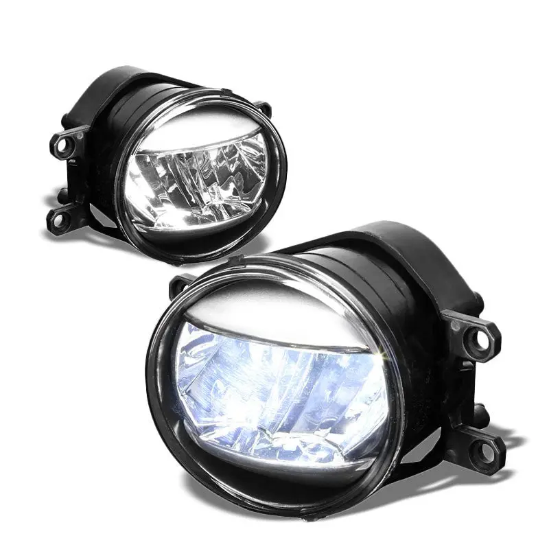 Clear Lens Chrome Housing Fog Light/Lamp For Toyota 07-13 Camry/Corolla/Matrix 1